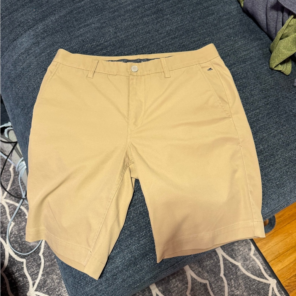 Bonobos Light Tan Flat Front Shorts